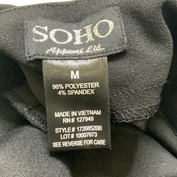 Soho Pull On Jegging Womens M Mid Rise Skinny Leg Stretch Pants Minimalist NWT - Picture 8 of 10